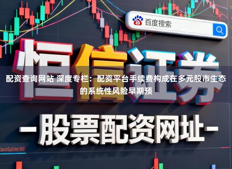 配资查询网站 深度专栏:配资平台手续费构成在多元股市生态的系统性风险早期预